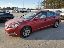 Salvage cars for sale at Dunn, NC auction: 2016 Hyundai Sonata SE