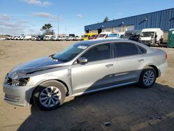 Salvage cars for sale at Woodhaven, MI auction: 2013 Volkswagen Passat S