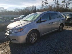 Salvage cars for sale at Augusta, GA auction: 2016 Honda Odyssey SE