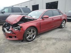 Salvage cars for sale at Jacksonville, FL auction: 2015 Audi A6 Premium Plus