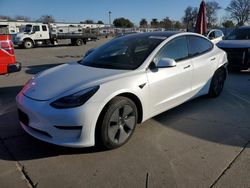 Salvage cars for sale at auction: 2022 Tesla Model 3