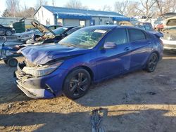 Salvage cars for sale at Wichita, KS auction: 2021 Hyundai Elantra SEL