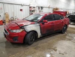 Salvage cars for sale at Milwaukee, WI auction: 2019 Ford Fusion SE