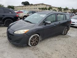 Mazda 5 Sport salvage cars for sale: 2014 Mazda 5 Sport