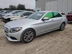 Salvage cars for sale at Apopka, FL auction: 2017 Mercedes-Benz C300