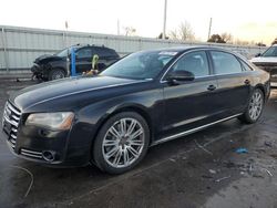 Salvage cars for sale at Littleton, CO auction: 2012 Audi A8 L Quattro