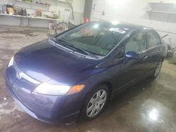 Salvage cars for sale at Chicago Heights, IL auction: 2008 Honda Civic LX