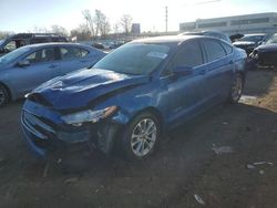 Salvage cars for sale at Chicago Heights, IL auction: 2017 Ford Fusion SE Hybrid