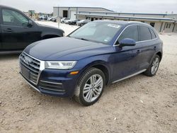 Salvage cars for sale at San Antonio, TX auction: 2018 Audi Q5 Premium Plus