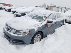 Salvage cars for sale at Montreal Est, QC auction: 2015 Volkswagen Jetta Base