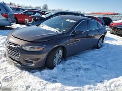 Chevrolet salvage cars for sale: 2016 Chevrolet Malibu LT