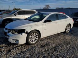 Salvage cars for sale at Franklin, WI auction: 2017 Chevrolet Malibu LS