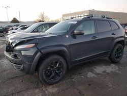 Jeep Cherokee salvage cars for sale: 2018 Jeep Cherokee Trailhawk