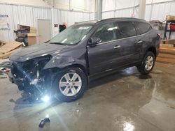 Salvage cars for sale at Wayland, MI auction: 2014 Chevrolet Traverse LT