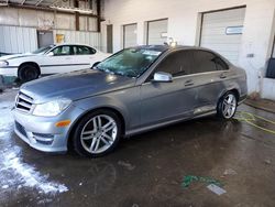 Salvage cars for sale at Chicago Heights, IL auction: 2014 Mercedes-Benz C 300 4matic