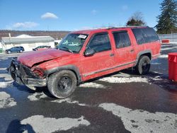 Salvage cars for sale at Grantville, PA auction: 1997 GMC Suburban K2500