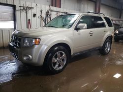 Salvage cars for sale at Elgin, IL auction: 2012 Ford Escape Limited