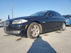 Salvage cars for sale from Copart Grand Prairie, TX: 2013 BMW 528 I