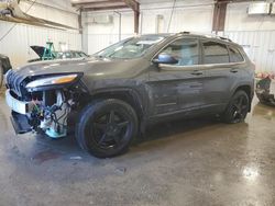 Salvage cars for sale at Franklin, WI auction: 2015 Jeep Cherokee Latitude