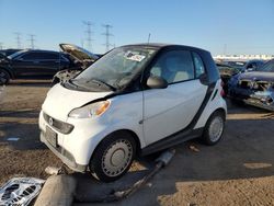 Smart salvage cars for sale: 2013 Smart Fortwo Pure