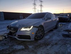 Salvage cars for sale at Elgin, IL auction: 2014 Audi A7 Prestige