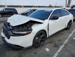 Salvage cars for sale at Van Nuys, CA auction: 2024 Honda Accord Hybrid SPORT-L