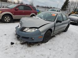 Salvage cars for sale from Copart Bowmanville, ON: 2003 Pontiac Sunfire SL