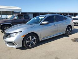 Salvage cars for sale at Fresno, CA auction: 2019 Honda Civic LX