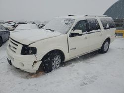 Salvage cars for sale from Copart Wichita, KS: 2008 Ford Expedition EL Limited