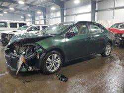 Vehiculos salvage en venta de Copart Ham Lake, MN: 2015 Toyota Corolla ECO