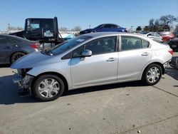 Salvage cars for sale from Copart Sacramento, CA: 2012 Honda Civic Hybrid L