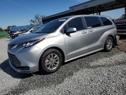 Salvage cars for sale at Riverview, FL auction: 2021 Toyota Sienna LE