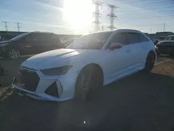 Salvage cars for sale at Elgin, IL auction: 2021 Audi RS6