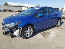 Vehiculos salvage en venta de Copart Fresno, CA: 2019 Chevrolet Cruze LT