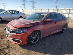 Salvage cars for sale at Elgin, IL auction: 2019 Honda Civic EXL