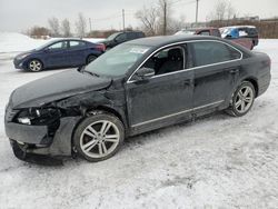 Salvage cars for sale at Montreal Est, QC auction: 2014 Volkswagen Passat SEL