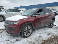 2022 Jeep Compass Limited en venta en Woodhaven, MI