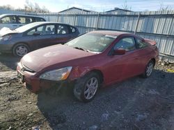 Salvage cars for sale from Copart Albany, NY: 2003 Honda Accord EX