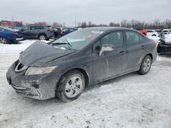 Vehiculos salvage en venta de Copart Cleveland: 2015 Honda Civic LX