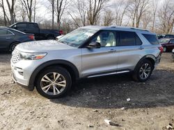 Salvage cars for sale from Copart Cicero, IN: 2020 Ford Explorer Platinum