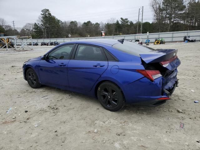 2022 Hyundai Elantra Blue