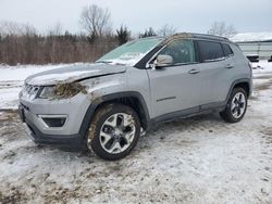 Jeep salvage cars for sale: 2020 Jeep Compass Limited