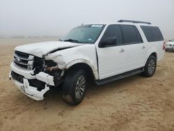 Salvage cars for sale at San Antonio, TX auction: 2017 Ford Expedition EL XLT