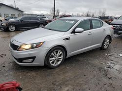 Salvage cars for sale at Pekin, IL auction: 2012 KIA Optima EX