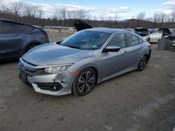 Salvage cars for sale from Copart Marlboro, NY: 2016 Honda Civic EX