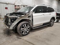 Salvage cars for sale at Milwaukee, WI auction: 2016 Honda Pilot Touring