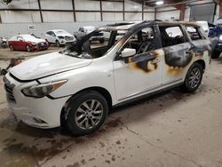 Salvage cars for sale at Lansing, MI auction: 2014 Infiniti QX60