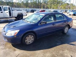 Salvage cars for sale at Harleyville, SC auction: 2003 Honda Accord LX