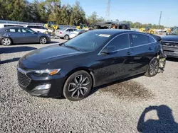 Salvage cars for sale at Riverview, FL auction: 2024 Chevrolet Malibu RS