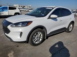 Salvage cars for sale at Grand Prairie, TX auction: 2020 Ford Escape SE